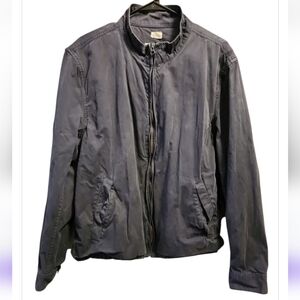 J. Crew Men's Washed Worn Authentic Vintage Style Broken In Jacket Size XL Blue